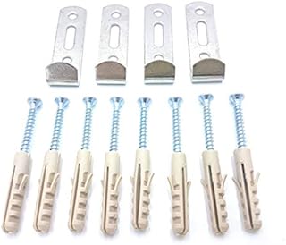 LagunaProject 4 x Heavy Duty J Wall Hooks Large Picture/Mirror - Including Screws & Wall Plugs