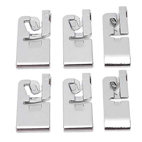 Set de 6 pies para dobladillo enrollado para maquina de coser miniatura 5