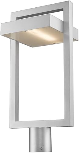 Miniatura 2 de Z-Lite 566PHBR-SL-LED - Accesorio de montaje en poste para exteriores, 1 luz, color plateado