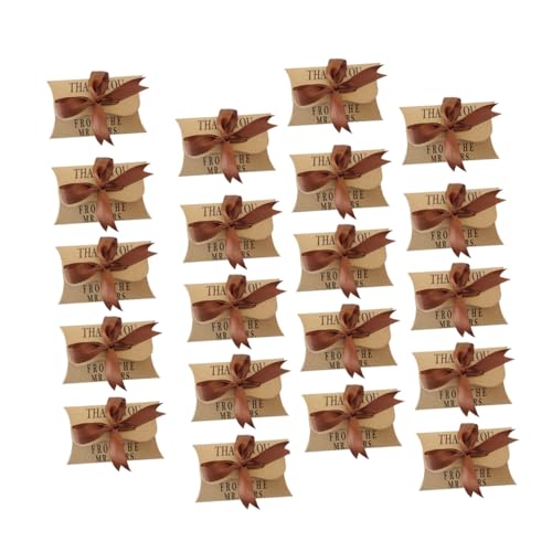 Boîte à bonbons papier forme coussin pour cadeaux de mariage et friandises invités