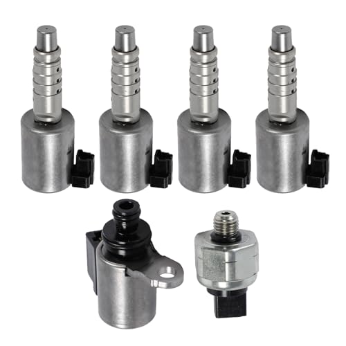 JF015E RE0F11A CVT Transmission Solenoid Kit with Pressure Sensor - Fits for Sentra Note Tiida Versa Spark 2012-2015 (Refurbished Parts)