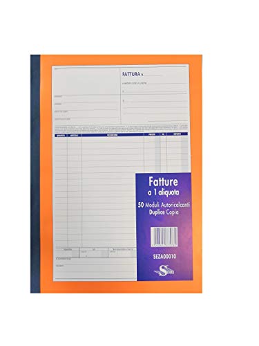 Bloc factures A4 double copie et calcul automatique 50 modules guidés