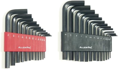 Allen-Pal 15277-25 Piece Inch and Metric Short Arm Hex Key Set