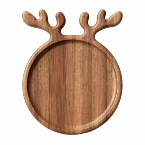 Duanthry Weihnachtstablett Weihnachtsbaum Obstschale Home Snackteller Süßigkeitenteller Melonenkerne Trockenfrüchte Pizzateller S