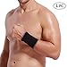 NeoTech Care Wrist Band Support Sleeve - Elastic & Breathable Knitted Fabric Compression Brace - for Tennis, Gym, Sport, Tendonitis (Black Color, Size M, 1 Unit)