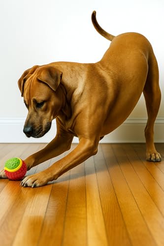 Pelota interactiva para perros con sonido chirriante 3.2" miniatura 3