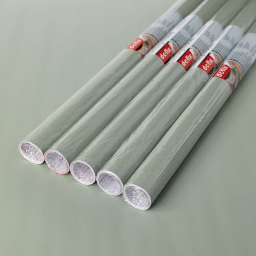 67.5cm x 2m d-c-fix MATT SAGE GREEN sticky back plastic vinyl wrap film