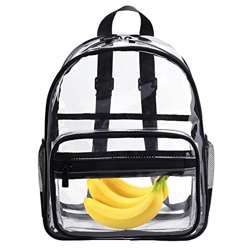 Honeyb Kindergarten transparenter Rucksack,Durchsichtiger Rucksack mit großem Fassungsvermögen | Mehrere Taschen, niedliche durchsichtige Bookbag-Büchertaschen Cover
