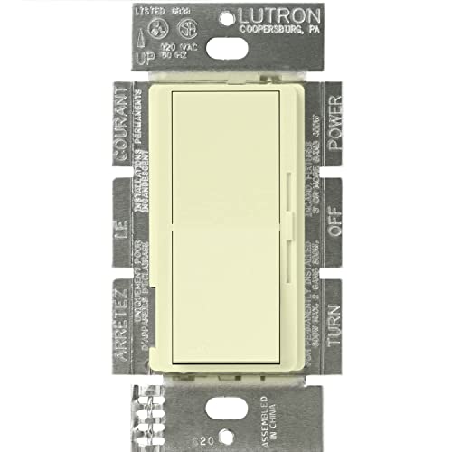 Image of Lutron Diva Electronic Low Voltage Dimmer | 300-Watt, Single-Pole or 3-Way | DVELV-303P-AL, Almond