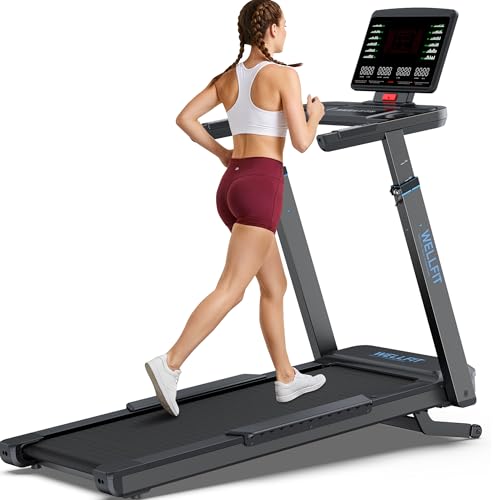 33% off - WELLFIT Auto Incline Treadmills for Home, 12% Incline Heavy Duty Treadmill with Handlebar, Brushless...