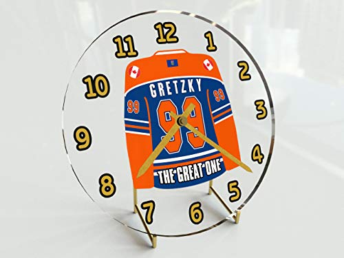 Preisvergleich Produktbild FanPlastic Wayne Gretzky The Great ONE - Edmonton Oilers NHL Eishockey Jersey Uhren !!!!!