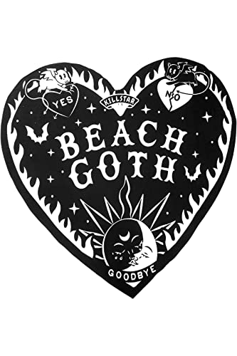 Killstar Beach Goth Ouija Board Devil Heart X-Large Fast Dry Towel #TOP3