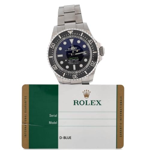 Pre-Loved Oyster Perpetual Deepsea Sea-Dweller James Cameron Automatic Watch Stainless Steel and Cerachrom 442