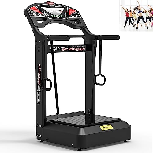 Image of Vibration Platform Workout Machine, Heavy Duty Recovery Whole Body Circulation Vibration Plate 400bl Support for Home Trainer Gym Equipment