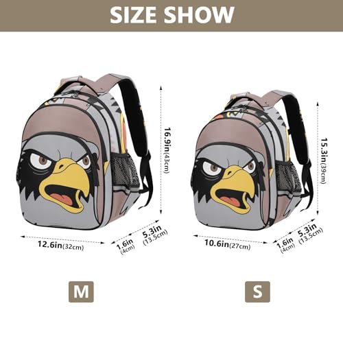 Angry Bird Face Kids Backpack for Primary School Boys Girls Daypack Elementary Bookbag Travel Backpacks3