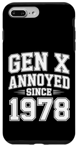 Gen X Annoyed Since 1978 ���g���ȑ�l�̑ԓx - �X�}�z�P�[�X iPhone 7 Plus/8 Plus �p