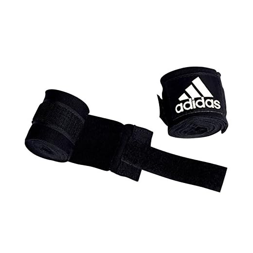 adidas Boxing Crepe Bandage New AIBA Rules Handgelenkschoner, Schwarz, 5.7 x 4.5 m