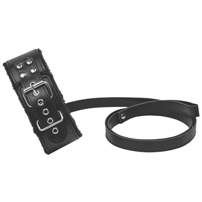 Shadow, Kit de BDSM, 8 Accesorios, Cuero Vegano, Interior Suave y Acolchado (Negro)