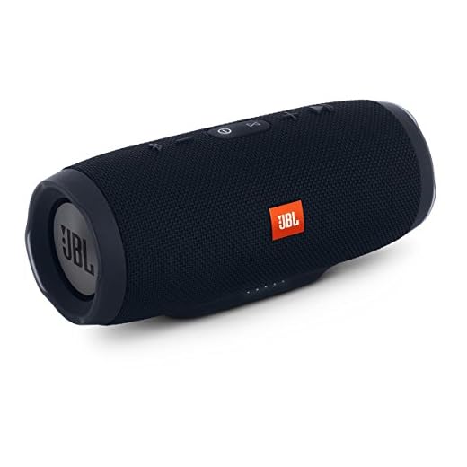 JBL Charge 3 Waterproof Portable Bluetooth Speaker (Black), 1