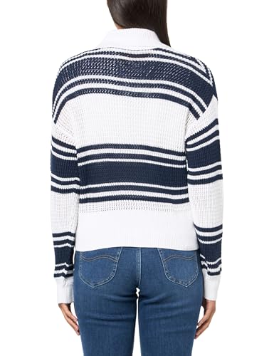 Image of NIC+Zoe Women's Mixed Stripe Zip Front Sweater Jacket