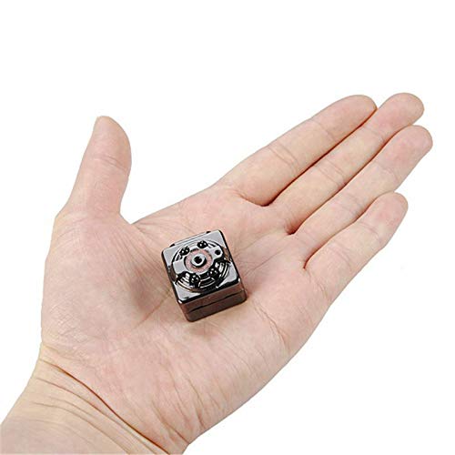 ELECTROPRIME Mini Action Camera held in hand for size comparison