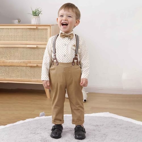 Costume garçon mariage vêtement de fête confortable ensemble veste pantalon - 3
