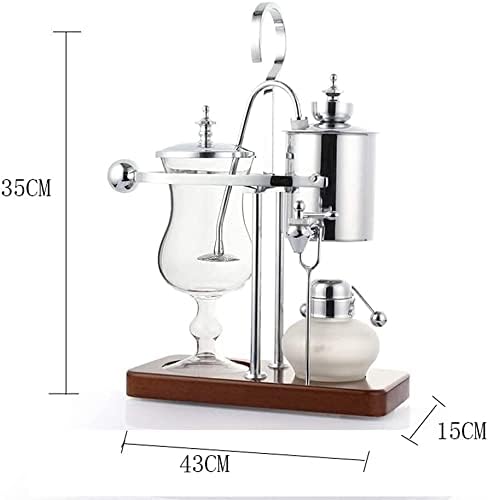 Cafetera Manual de Vidrio con Base de Madera y Filtro Incluido miniatura 3