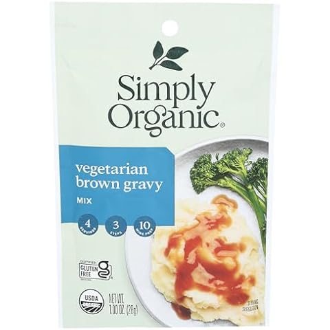 Simply Organic Vegetarian Brown Gravy Mix Cover