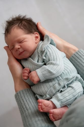 Muñeca Reborn Bebé de Tela 18 Pulgadas Realista miniatura 2