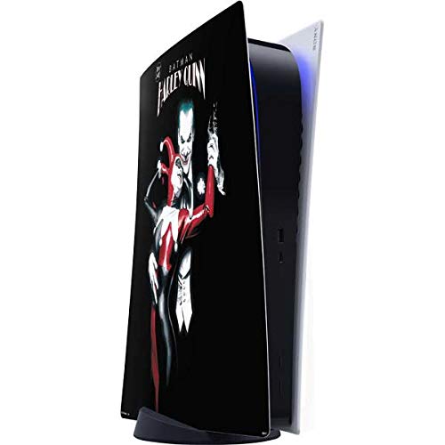 Skinit Decal Gaming Skin Compatible with PS5 Digital Edition Console - Officially Licensed Warner Bros Harley Quinn and The Joker Design