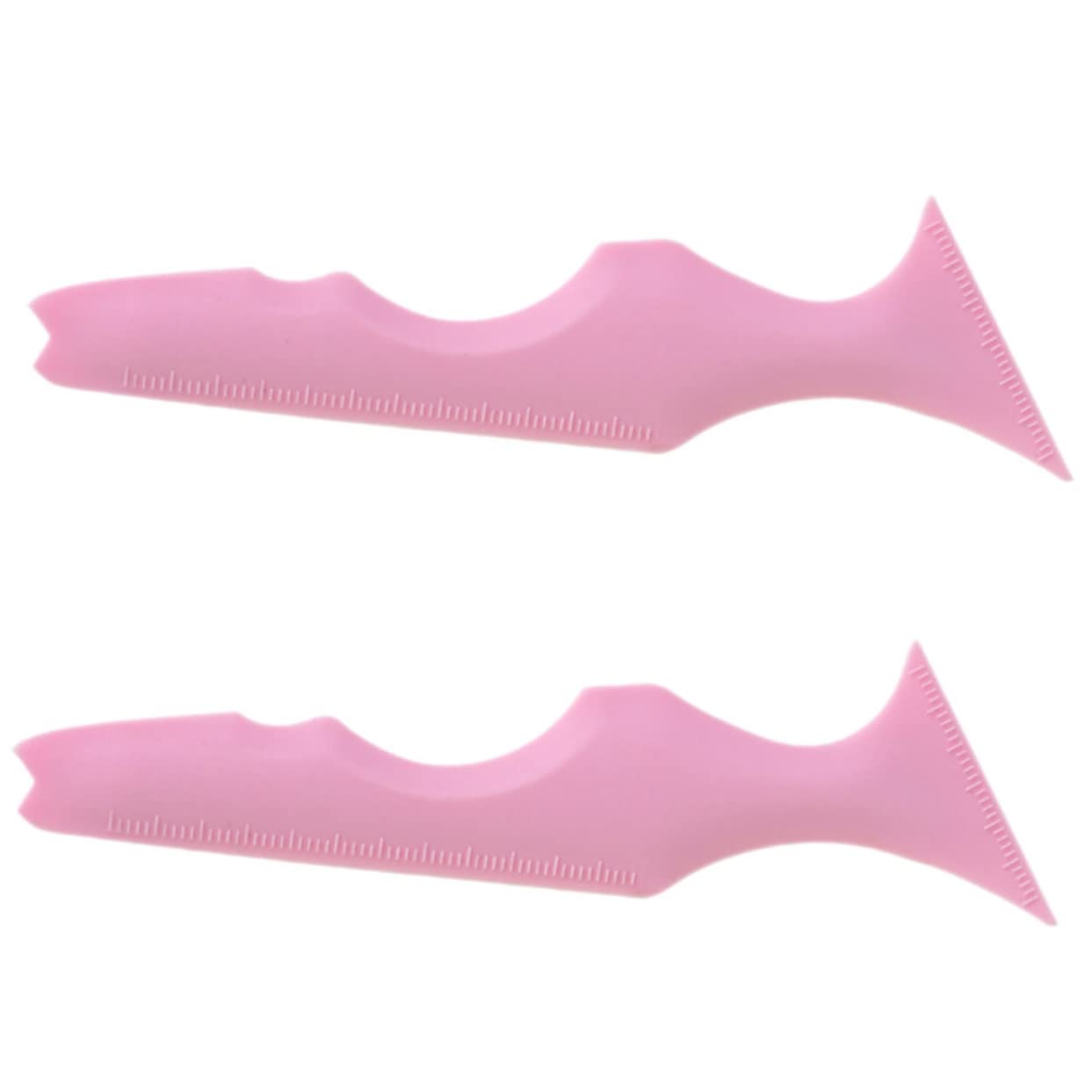 FOMIYES 8 Pz Righello di bellezza in silicone stencil per il trucco degli occhi Eyeliner makeup kit make up kit matita per sopracciglia stampo in resina aiuto per gli stampini per ombretto