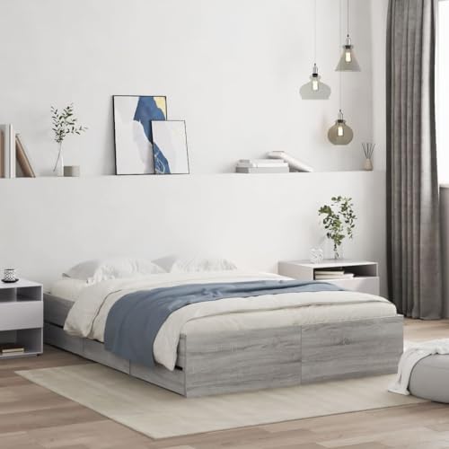Colchon 135x190 Con Somier Con Cajones Marca Emmtore
