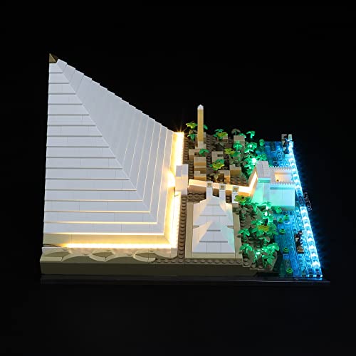 Image of Lightailing Light for Lego-21058 Great Pyramid of Giza - Led Lighting Kit Compatible with Lego Building Blocks Model - NOT Included The Model Set