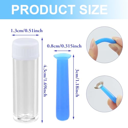 GXGM Kontaktlinsensauger, Linsensauger für harte Linsen, Formstabile Jahreslinsen, mehrfarbig, 6 Stück