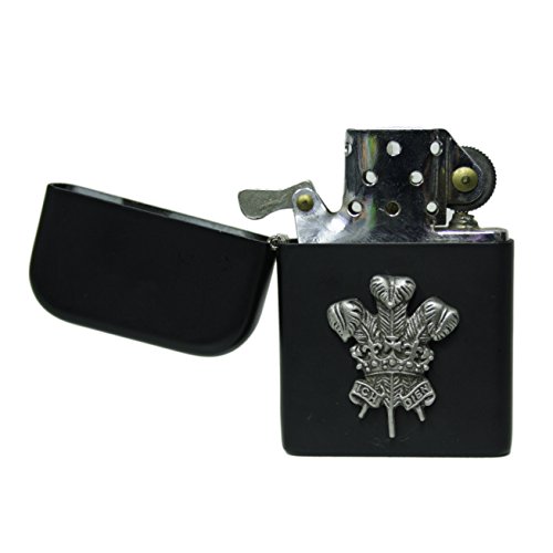  Awesome Gifts Opaco Nero Welsh Piume Accendino a Benzina