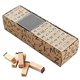 【Easy to Use】Number Stamps Wooden is easy to use and comfortable to hold, Number Stamps Wooden in the perfect size with rectangular shape, keeps fingers away from ink