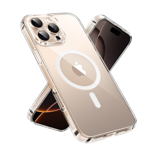 UGREEN iPhone 16 Pro Max Case MagU Revolutionary iCrystal Tech Clear Cover