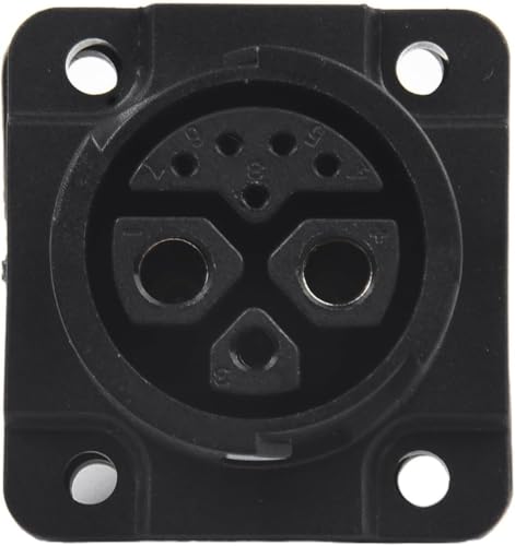 YUETTYY M25 selbstsichernder 8-poliger Energiespeicheranschluss - 50 A Stecker für Elektrofahrzeuge Energiespeicher - staubdicht & wasserdicht (Buchse)
