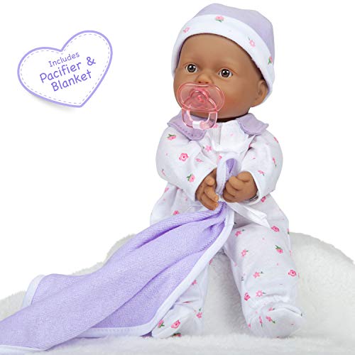 image for JC Toys La Baby Hispanic Baby Doll Set – 11 Inch Soft Body Doll with