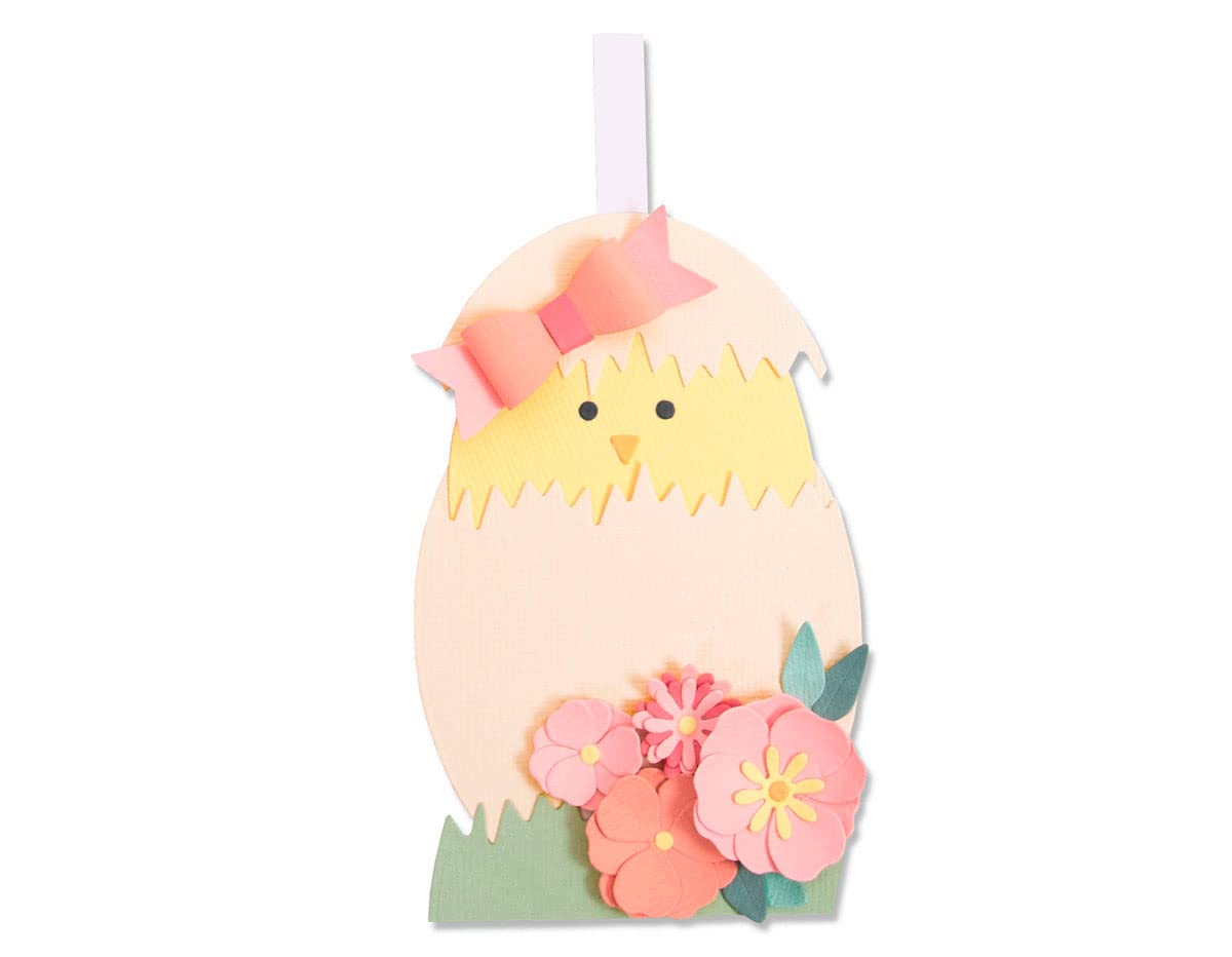 Sizzix Thinlits 12 Die Set - 664362 Hatching Egg by Georgie Evans