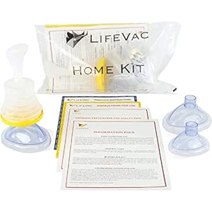 LifeVac – Choking Rescue Device Home Kit for Adult and Children First Aid Kit, Portable Choking Rescue Device, First Aid…