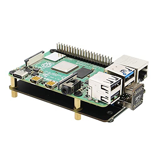 Geekworm for Raspberry Pi 4, mSATA SSD Adapter X857 Expansion Board USB3.0 Module for Raspberry Pi 4 Model B 8GB / 4GB / 2GB