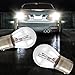 Flygun 10 PCS Car 1157 P21/5W S25 BAY15D Light Bulb, Double Tail High and Low Brake Light Bulb Turn Signal Light Bulb LongerLife Replacement, Universal Halogen Brake Tail Light Parking Light (White)