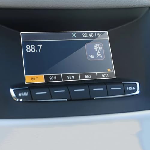 Protection d'écran en verre trempé pour navigation GPS de Chevrolet Cruze 2017-2018