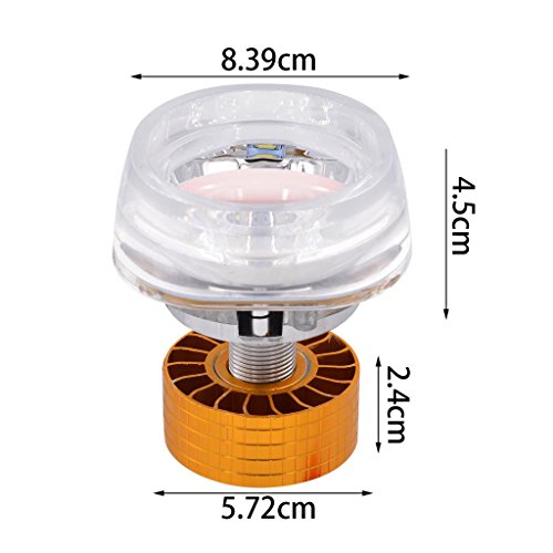 Homyl Motocicleta Feixe Alto/Baixo LED Farol Lente Do Projetor Luz Redonda - Tipo 3