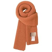 Eohak Girl Boy Winter Warm Knit Scarf Knit Neck Warmer Solid Color for Boys Girls Toddlers