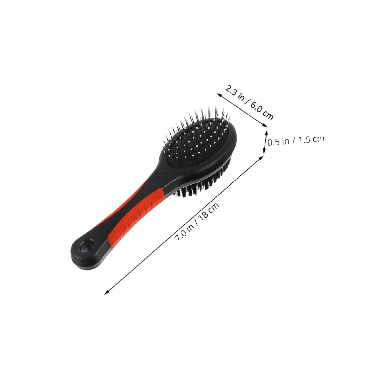 Hohopeti Pet Grooming Brush Set Cat Dog Brush Double-sided Comb Sturdy Needle Comb for Random