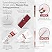 RB RENATA BEAUTY Tint Kit – Cream Hair Dye Kit with Developer and Application Brush for Spot Coloring - Covers Gray Hairs, Smudge-Proof, Long-Lasting Up to 4 Weeks, 20 Applications [Light Brown]