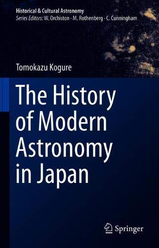 The History of Modern Astronomy in Japan