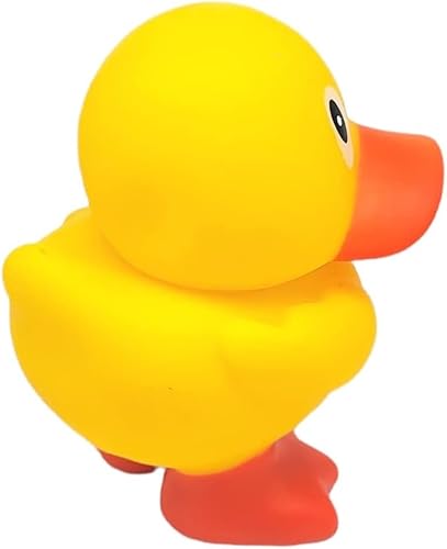 Miniatura 8 de Patos de goma grandes de 5.5 pulgadas de alto (pato púrpura) coleccionables coloridos patos ideales para exhibir el tablero y jugar en el baño